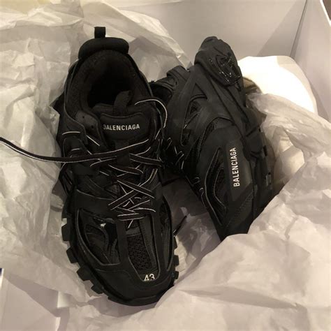 fake balenciaga mens shoes black|balenciaga worn out shoes.